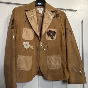 Neiman Marcus Leather blazer